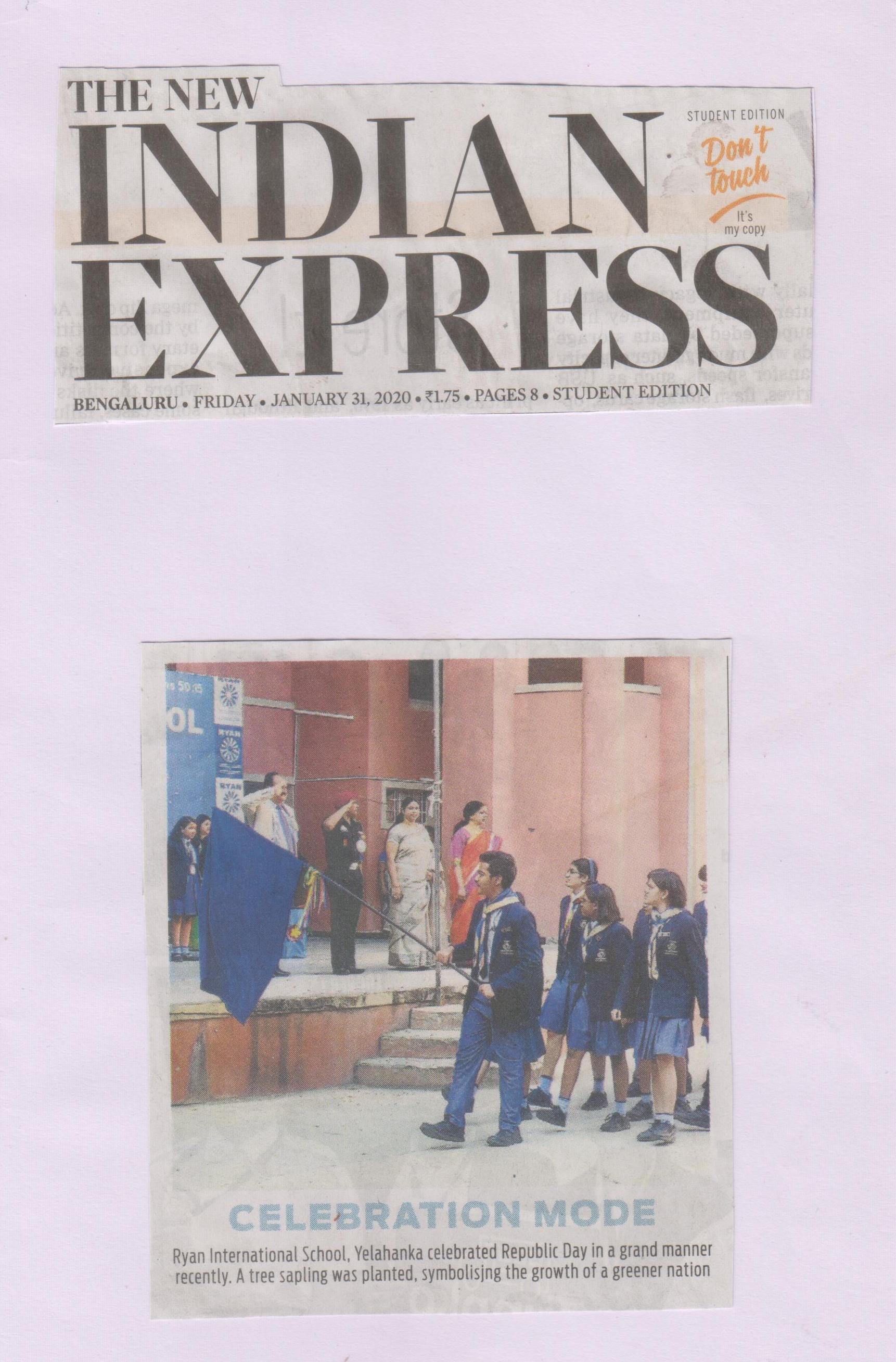 Celebration Mode’ -  The New Indian Express - Ryan International School, Yelahanka - Ryan Group